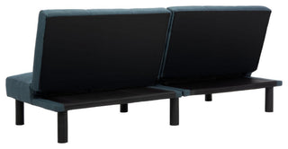 Safavieh Astoria Foldable Futon Bed, Navy/Black