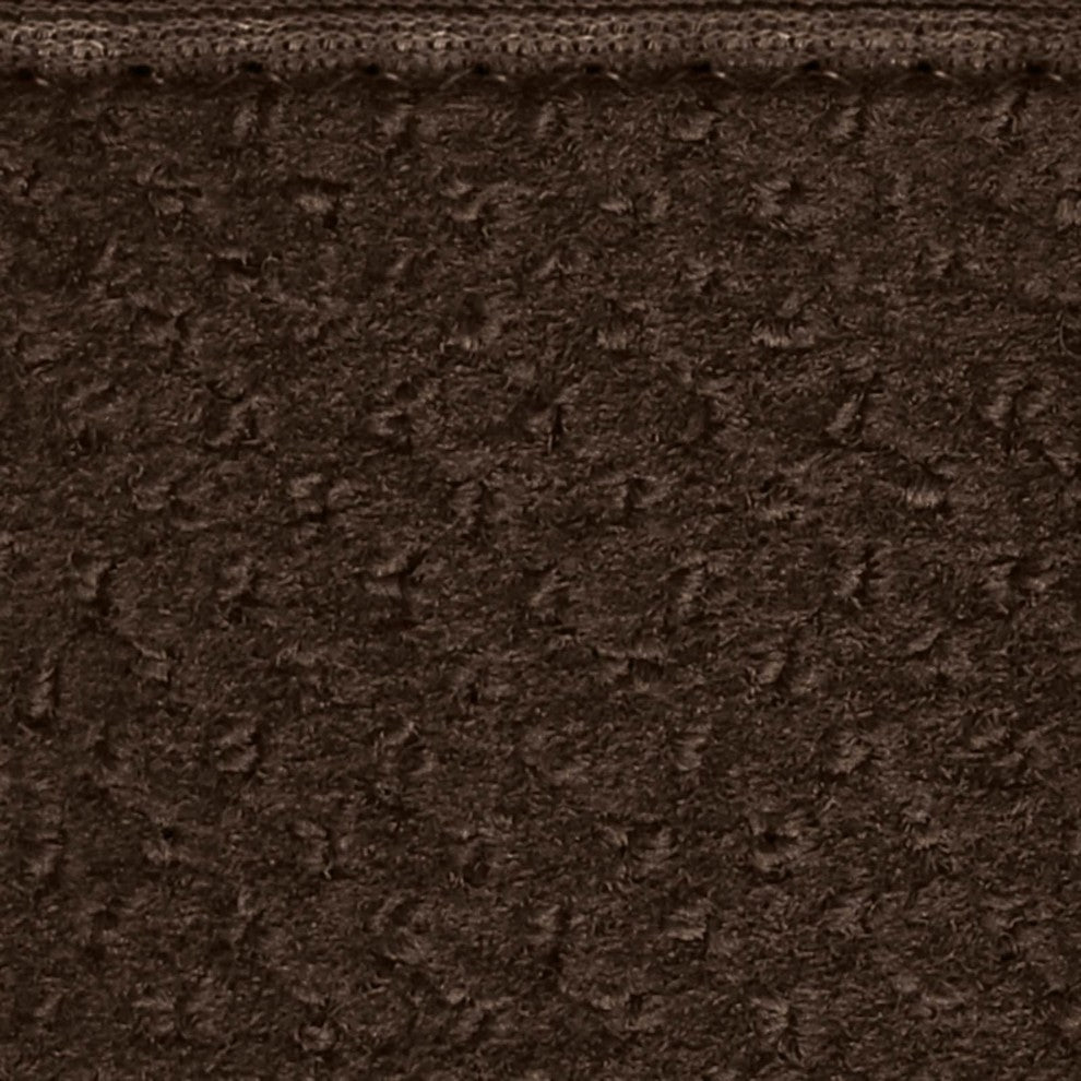 Skid-Resistant Area Rug Chocolate Brown, 4'x6'