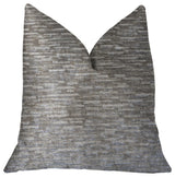 Montage Beige Luxury Throw Pillow, 22"x22"