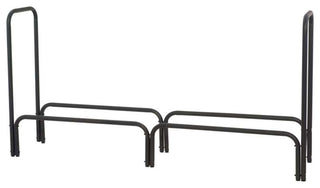 Black 60" Long Log Firewood Rack