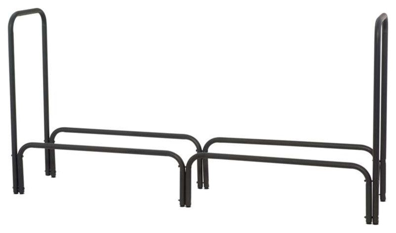 Black 60" Long Log Firewood Rack