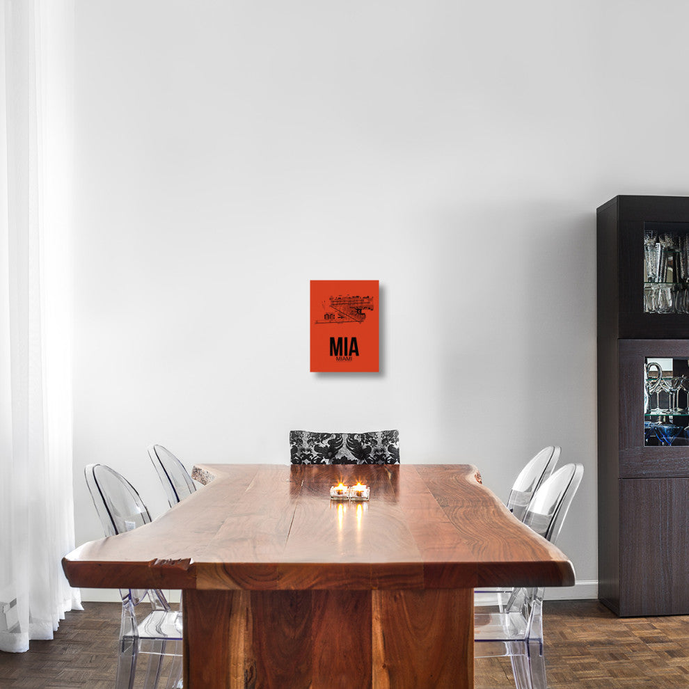 "MIA Miami Airport Orange" Fine Art Print