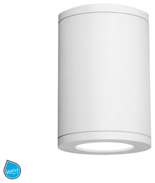 WAC Lighting Tube 9.5" Flush Mount 2700K Flood Beam, White
