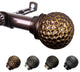 Nicholson 13/16" Curtain Rod, Cocoa, 28-48"