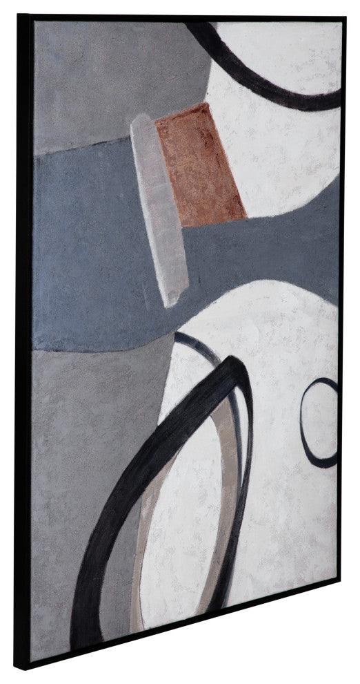 Sumter Framed Canvas - Gray