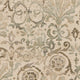 8'X11' Ivory Machine Woven Floral Traditional Indoor Area Rug