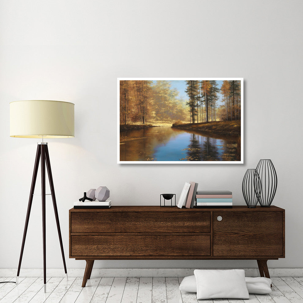 "Autumn Creek" Digital Paper Print by Diane Romanello, 50"x34"