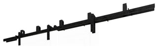 Vancleef Hardware Sliding Barn Door Hardware, U Bracket Bypass, Straight Design,