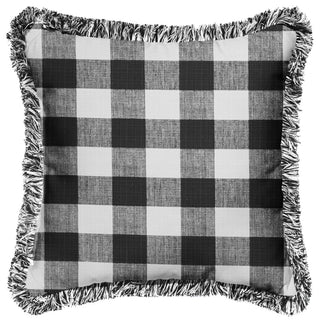 Sorra Home Outdoor Fringe Side Accent Pillow, Single