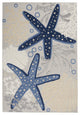 5' X 8' Blue And Gray Indoor Outdoor Area Rug