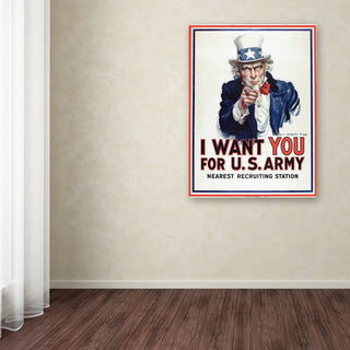 'I Want You' Canvas Art by James Montgomery Flagg
