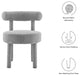 Toulouse Boucle Fabric Dining Chair - Light Gray