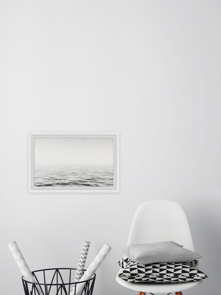 "Me and the Ocean" Framed Painting Print, 18x12