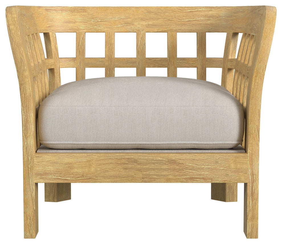 Monhegan Teak Outdoor Lounge Chair
