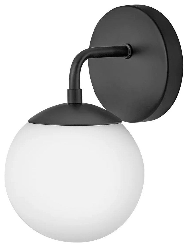 Lark Julep Bathroom Vanity Light, Black, 1 Light