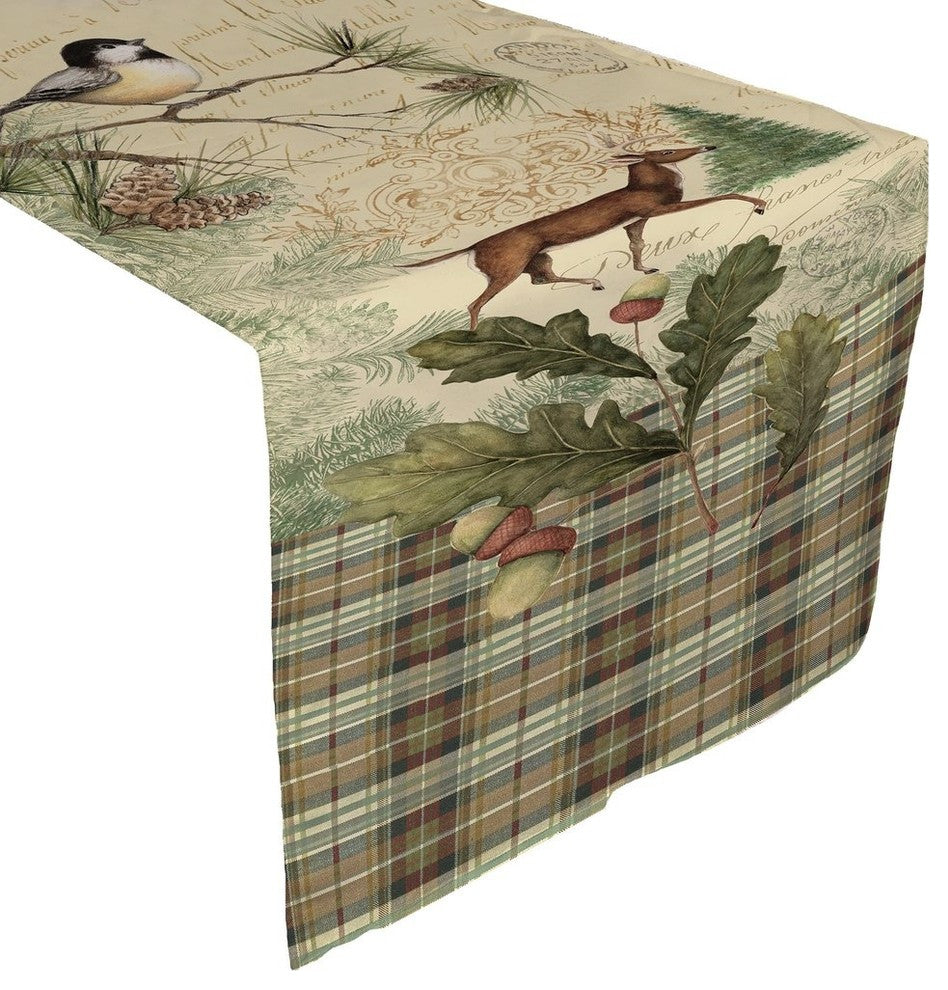 Laural Home Woodland Forest 13" X 90" Table Runner