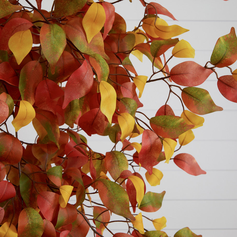 7ft. Autumn Ficus Artificial Fall Tree