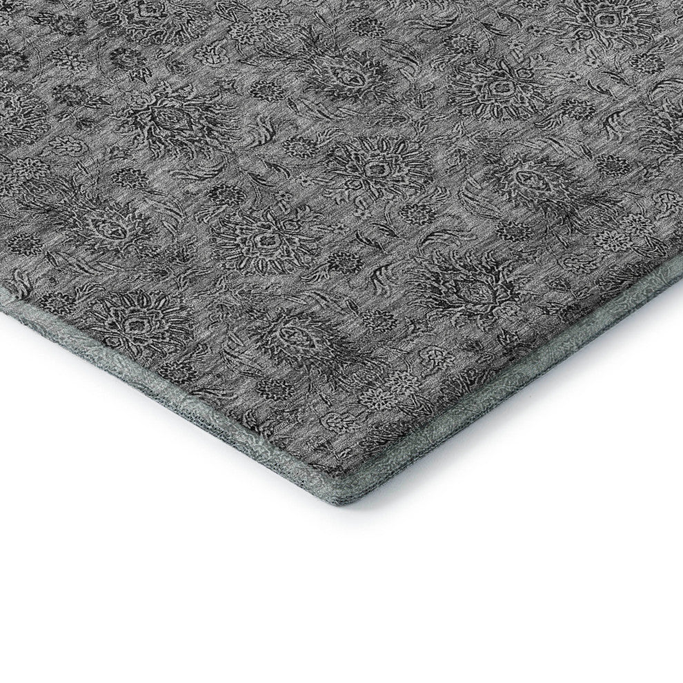 Premium Machine Washable Mayfield AMF702 Gray 3' x 5' Rug