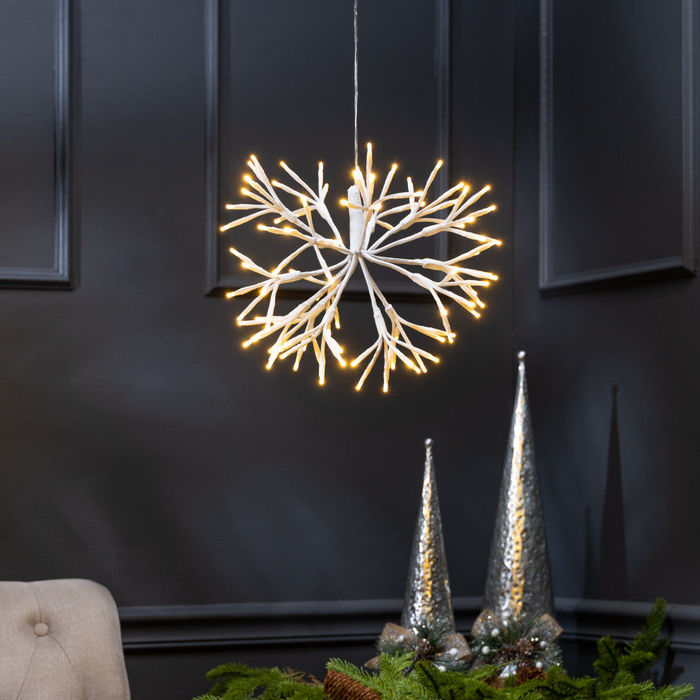11.8" LED Pre-Lit Starburst Hanging Lights