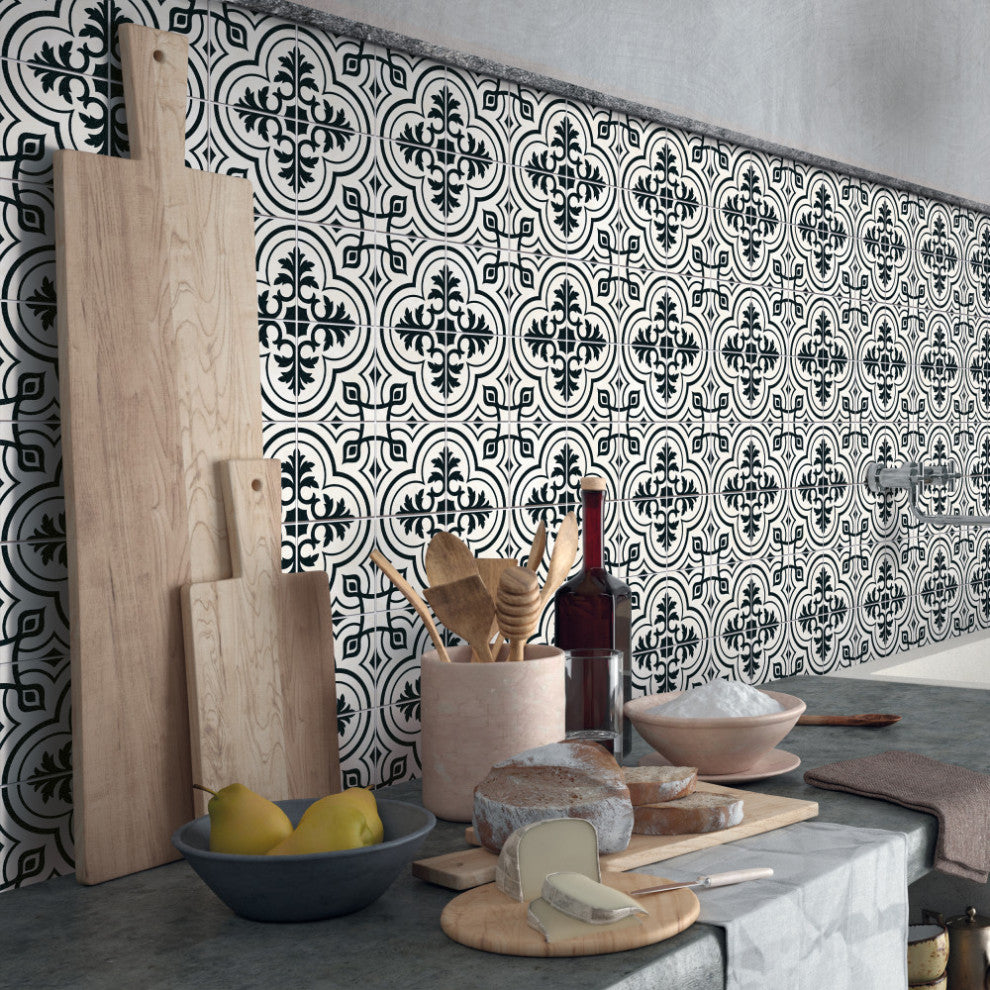 Harmonia Vintage White Ceramic Floor and Wall Tile