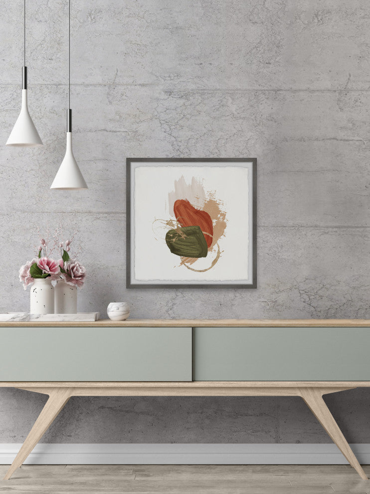 "Rapid Growth" Framed Painting Print, 12x12