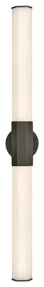Hinkley Facet Bathroom Vanity Light, Black Oxide, 40"
