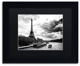 Philippe Hugonnard 'Romantic Stroll in Paris' Matted Framed Art, 11x14