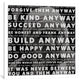 "Mother Teresa Quote" Wrapped Canvas Art Print, 18x18x1.5