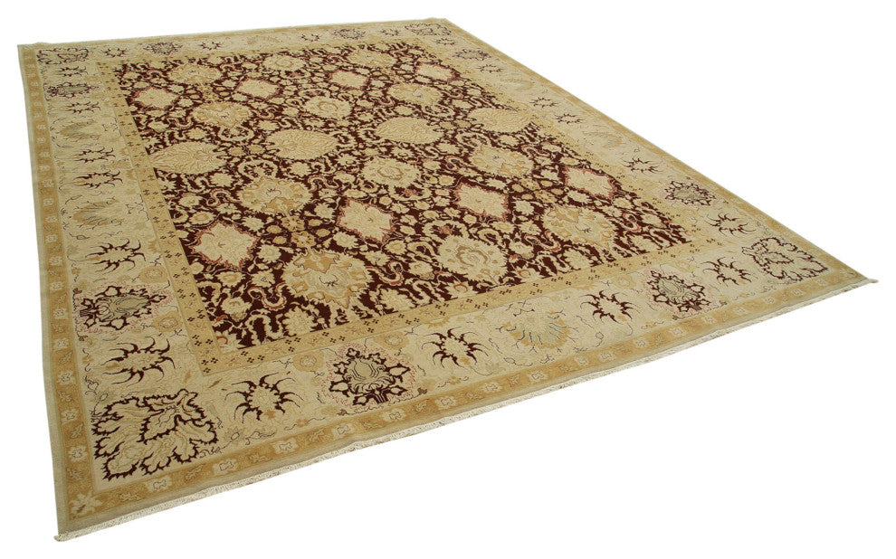 Rug N Carpet - Hand-Knotted Oriental 12' 0" x 14' 8" Large Oushak Area Rug