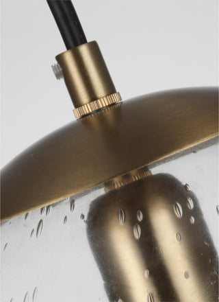 Leo 1-Light Pendant, Satin Brass