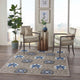 Nourison Aloha 6' x 9' Grey/Blue Contemporary Area Rug