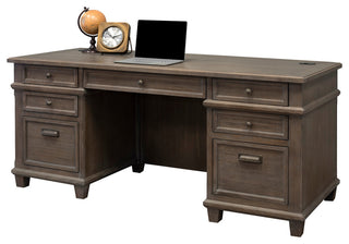 Martin Furniture Carson Double Ped Desk