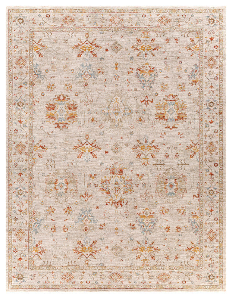 Avant Garde AVT-2311 Traditional Rust/Gray 7'10"x10'3" Area Rug