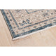 Heirloom Antique Floral Area Rug, Navy, 2'2"x7'6"