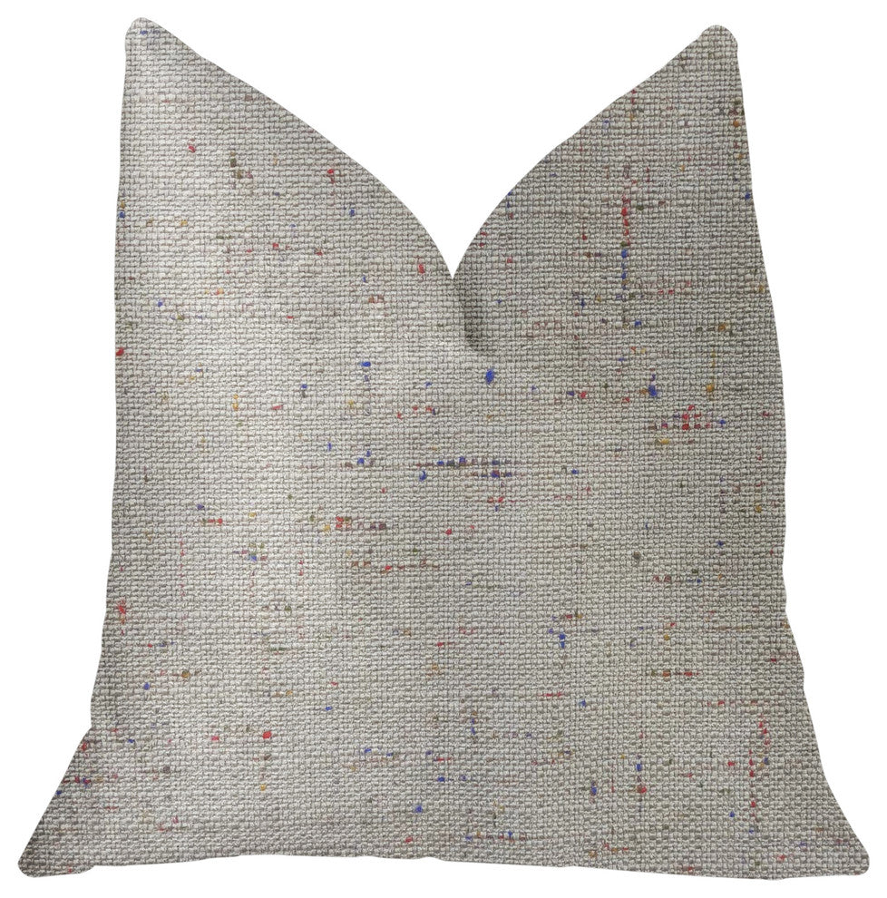New Haven Multicolor Luxury Throw Pillow, 22"x22"