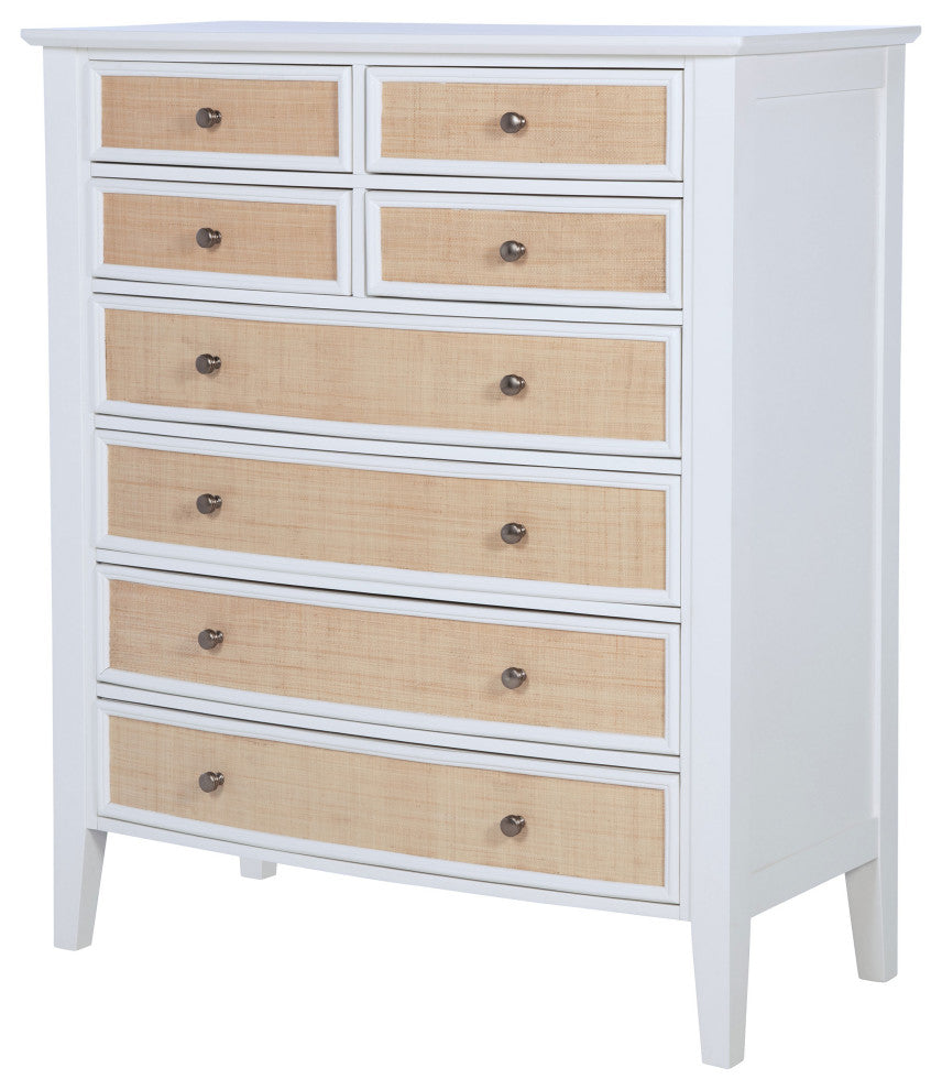 Bexhill 8-drawer Chest of Drawers White
