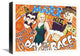 "Marx Brothers - A Day at the Races 04" Canvas Giclee, 16"x12"