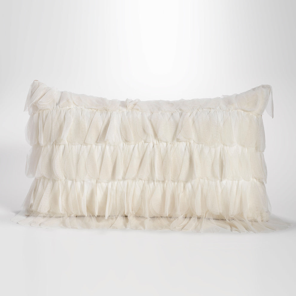 Chichi Decorative Pillow, Ivory