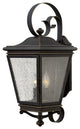 Hinkley Lincoln Large Wall Mount Lantern, Oil Rubbed Bronze