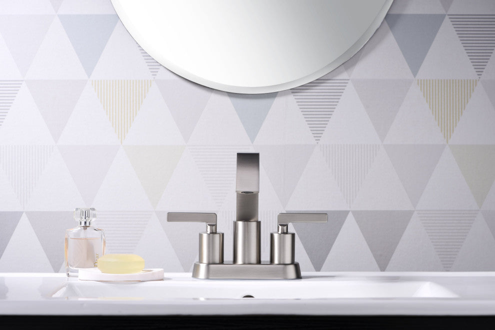 Ultra Faucets UF4681X Two-Handle Bathroom Faucet, Brushed Nickel
