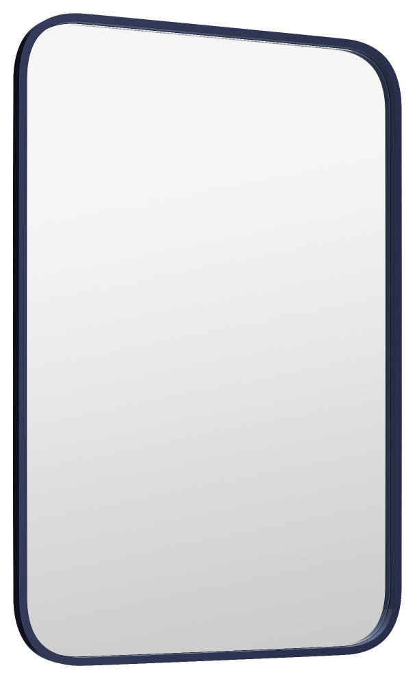 Ajax 24x36 Blue Rectangular Metal Frame With Round Corner