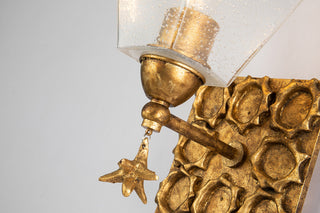 Star 1-Light Bath Vanity Light, Gold