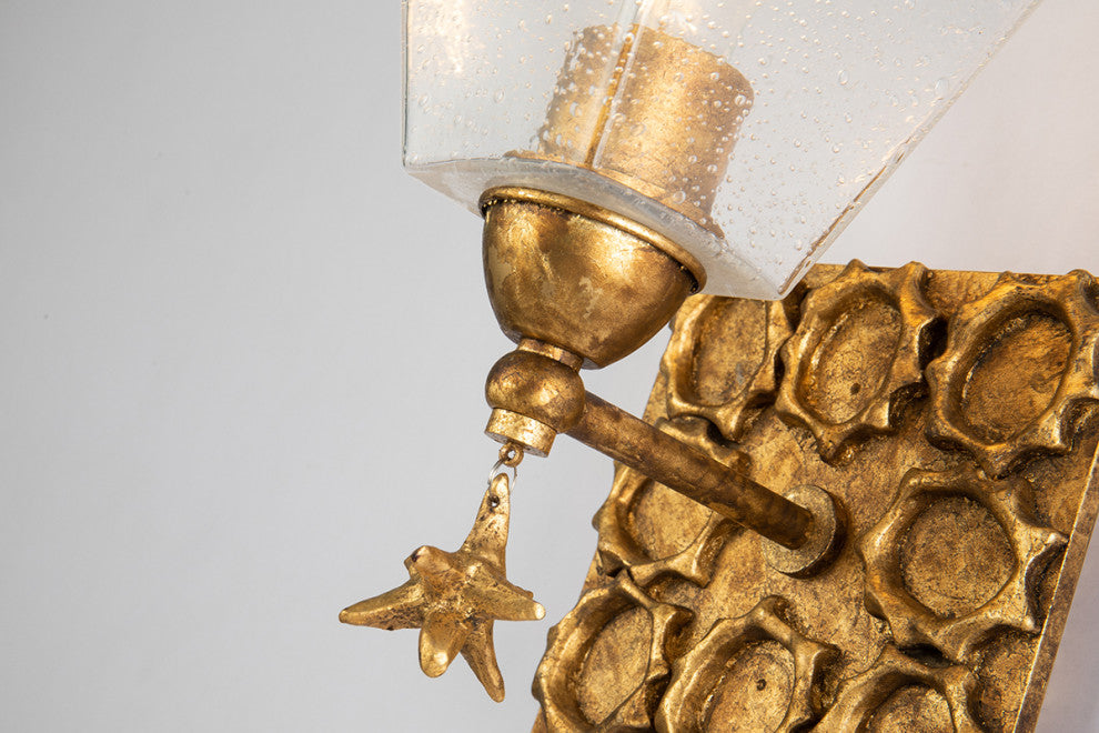 Star 1-Light Bath Vanity Light, Gold
