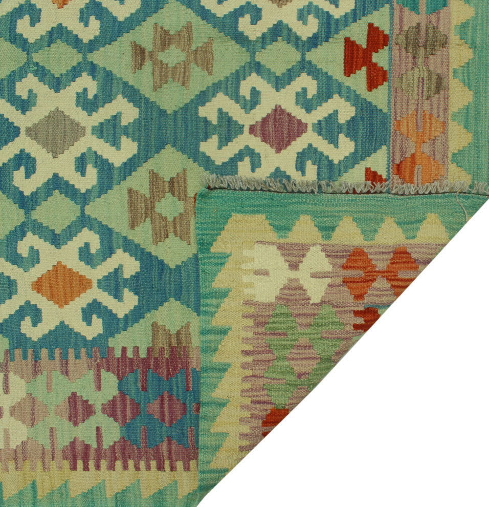 Sangat Kilim Husnu Lt. Green Rug