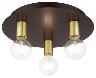 Bronze Transitional, Versatile, Modern, Urban, Minimal Flush Mount