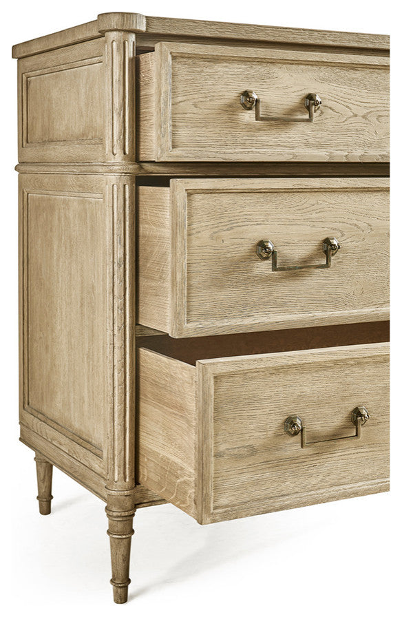 French Louis XVI Style Commode Natural 52"