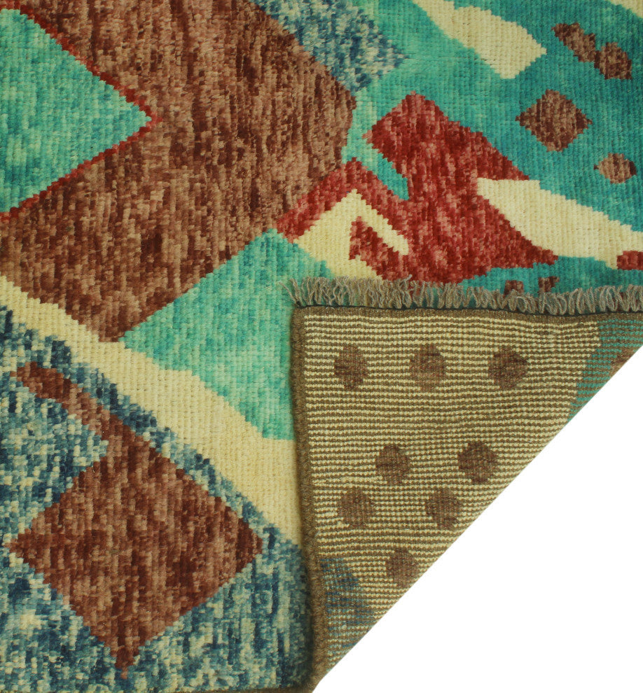 Balochi Imane Ivory/Red Rug, 4'0x5'10