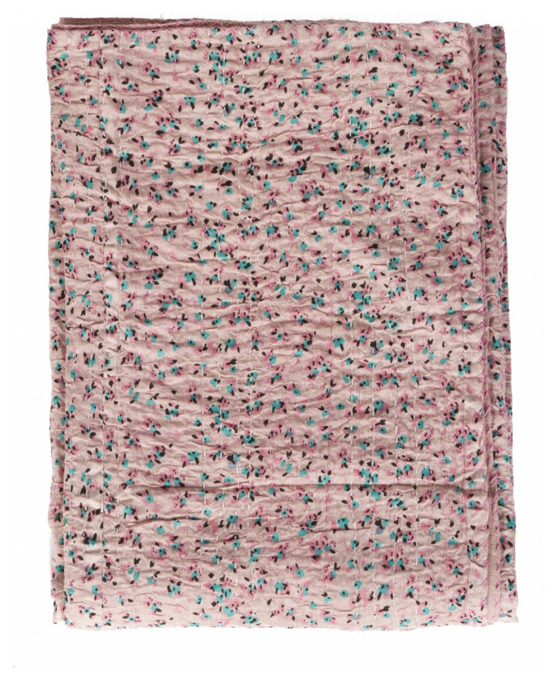 HomeRoots 50" x 70" Multi colored Eclectic Bohemian Traditional Throw Blankets