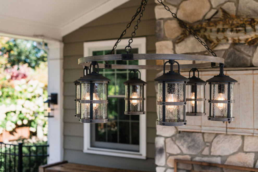 Hinkley Lakehouse Large Single Tier, Aged Zinc
