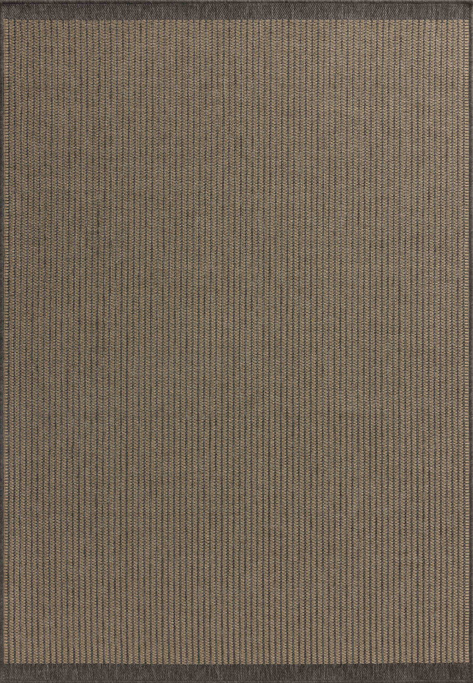 Chris Loves Julia x Loloi Providence Wheat / Charcoal 3'-9" x 5'-9" Accent Rug
